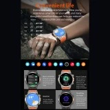 Smartwatch Microwear KC93 - Orange Camo Silicone