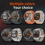 Smartwatch Microwear KC93 - Orange Camo Silicone