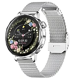 Smartwatch Microwear I220 - Silver Steel