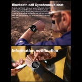 Smartwatch Microwear V69 - Black Silicone