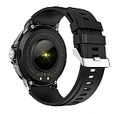 Smartwatch Microwear V69 - Black Silicone