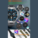 Smartwatch Microwear V69 - Black Silicone