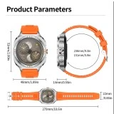 Smartwatch Microwear G400 - Black Silicone