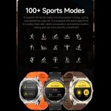 Smartwatch Microwear G400 - Black Silicone