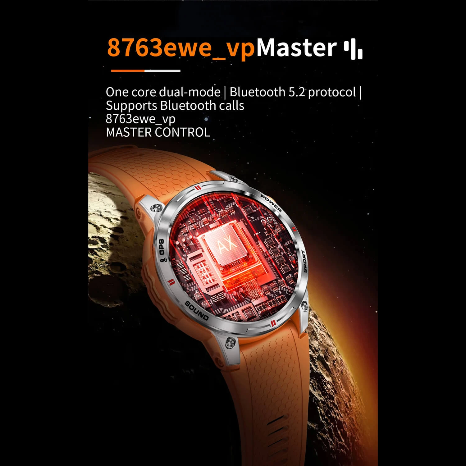 Smartwatch Microwear NX18 - Black