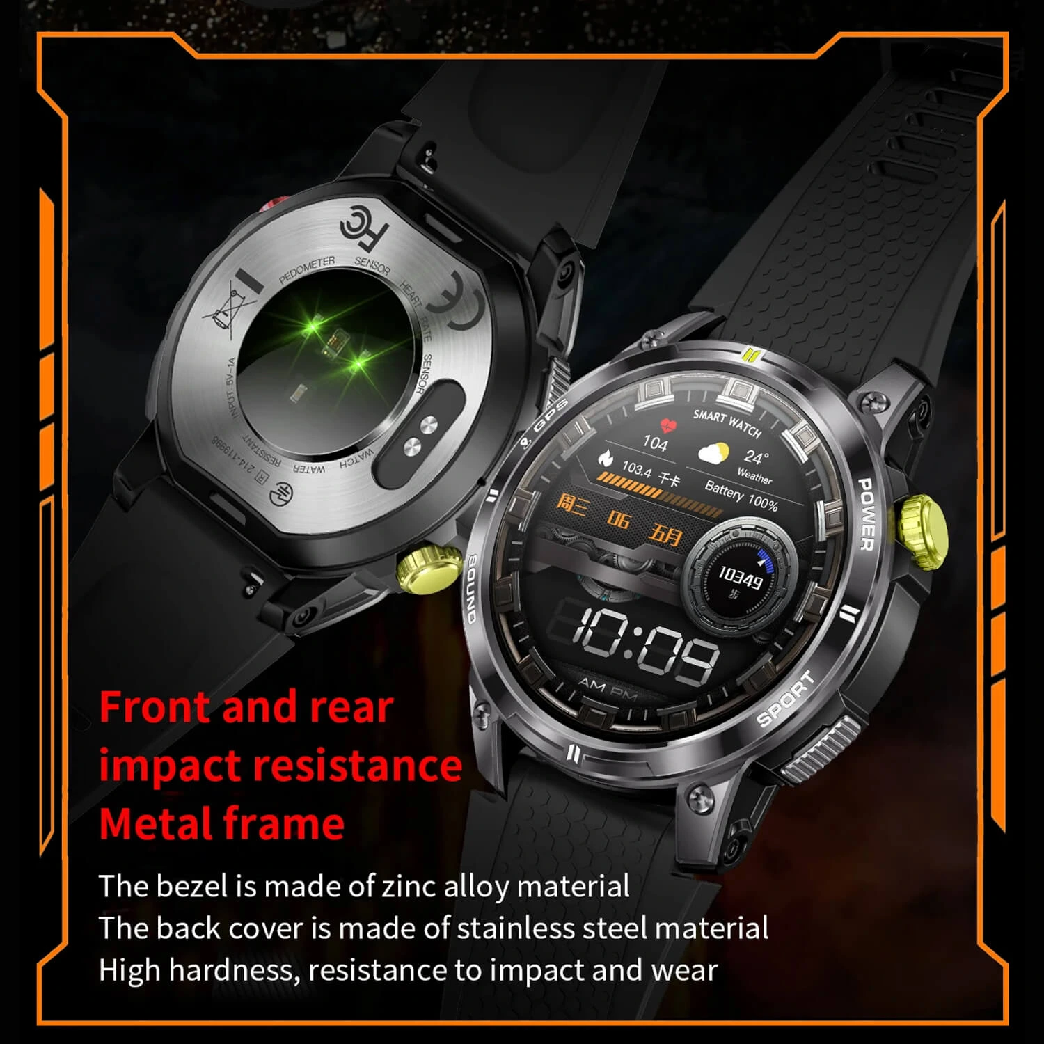 Smartwatch Microwear NX18 - Black