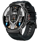 Smartwatch Microwear V69 - Black Silicone