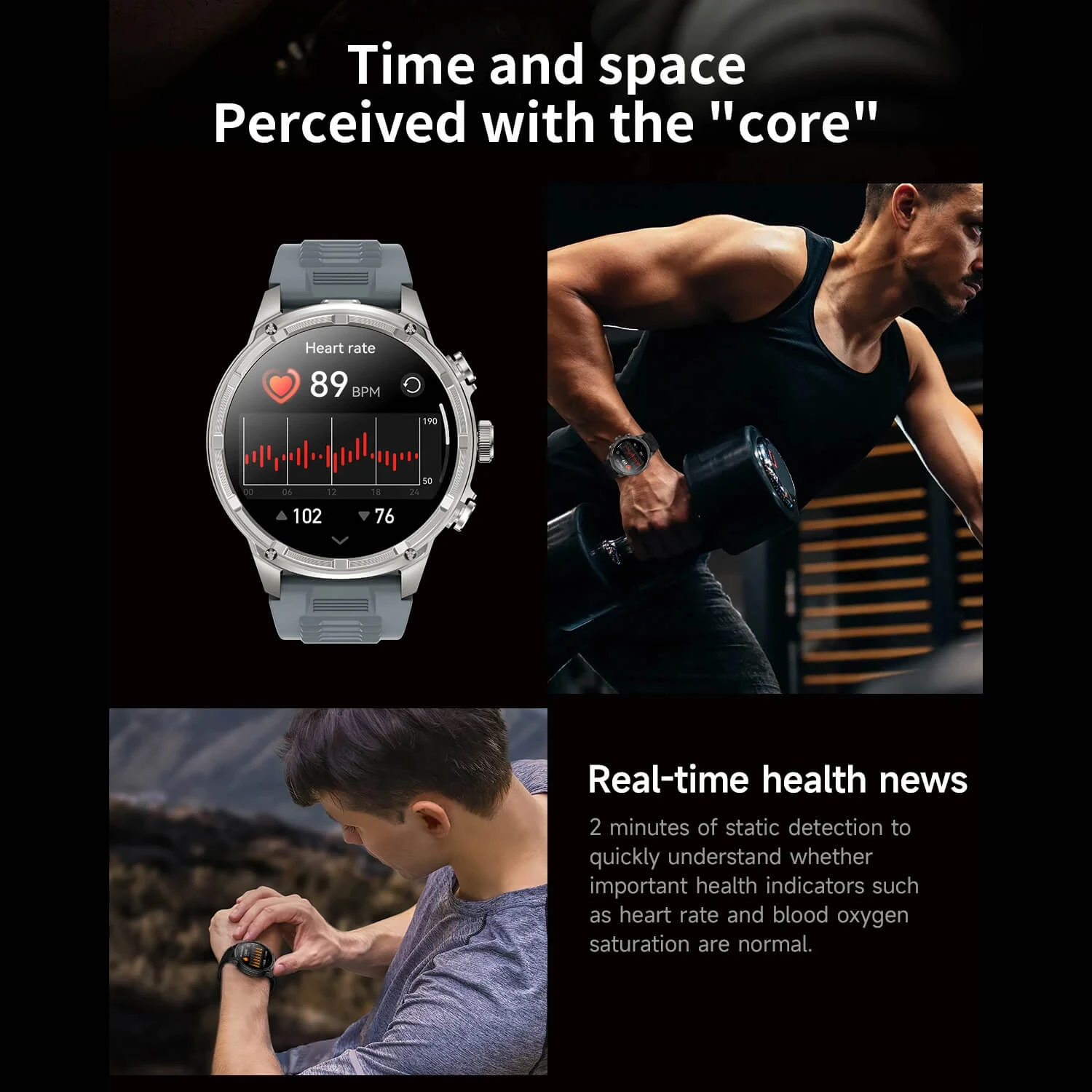 Smartwatch Microwear V99 - Silver Steel