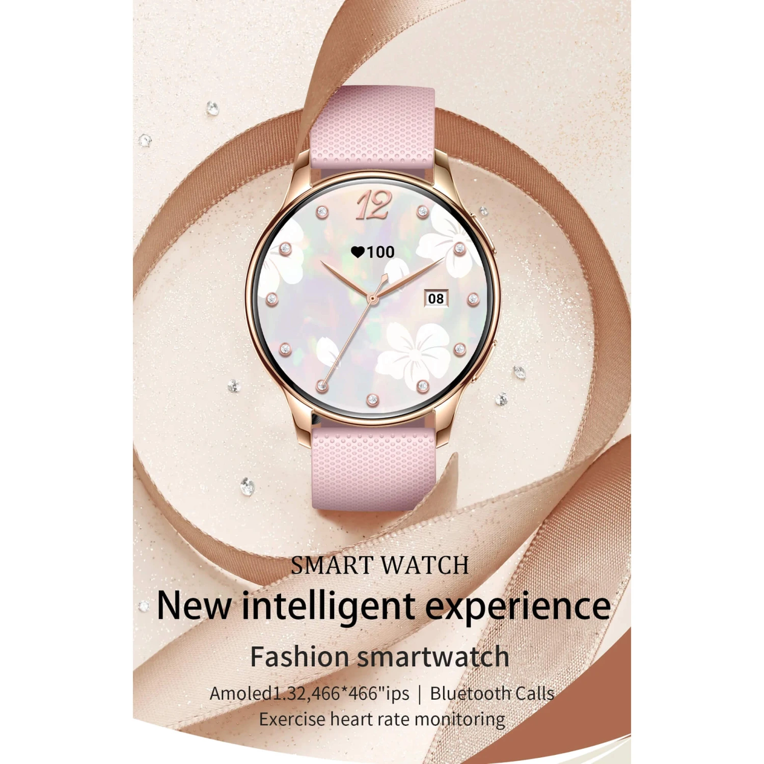 Smartwatch Microwear Y11 - Gold Steel