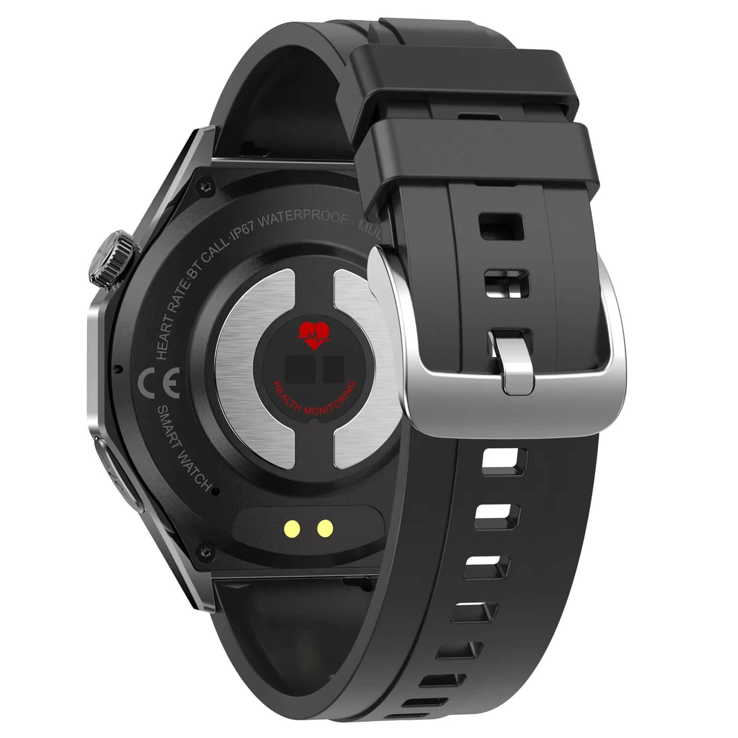 Smartwatch Microwear MT300 - Black Silicone