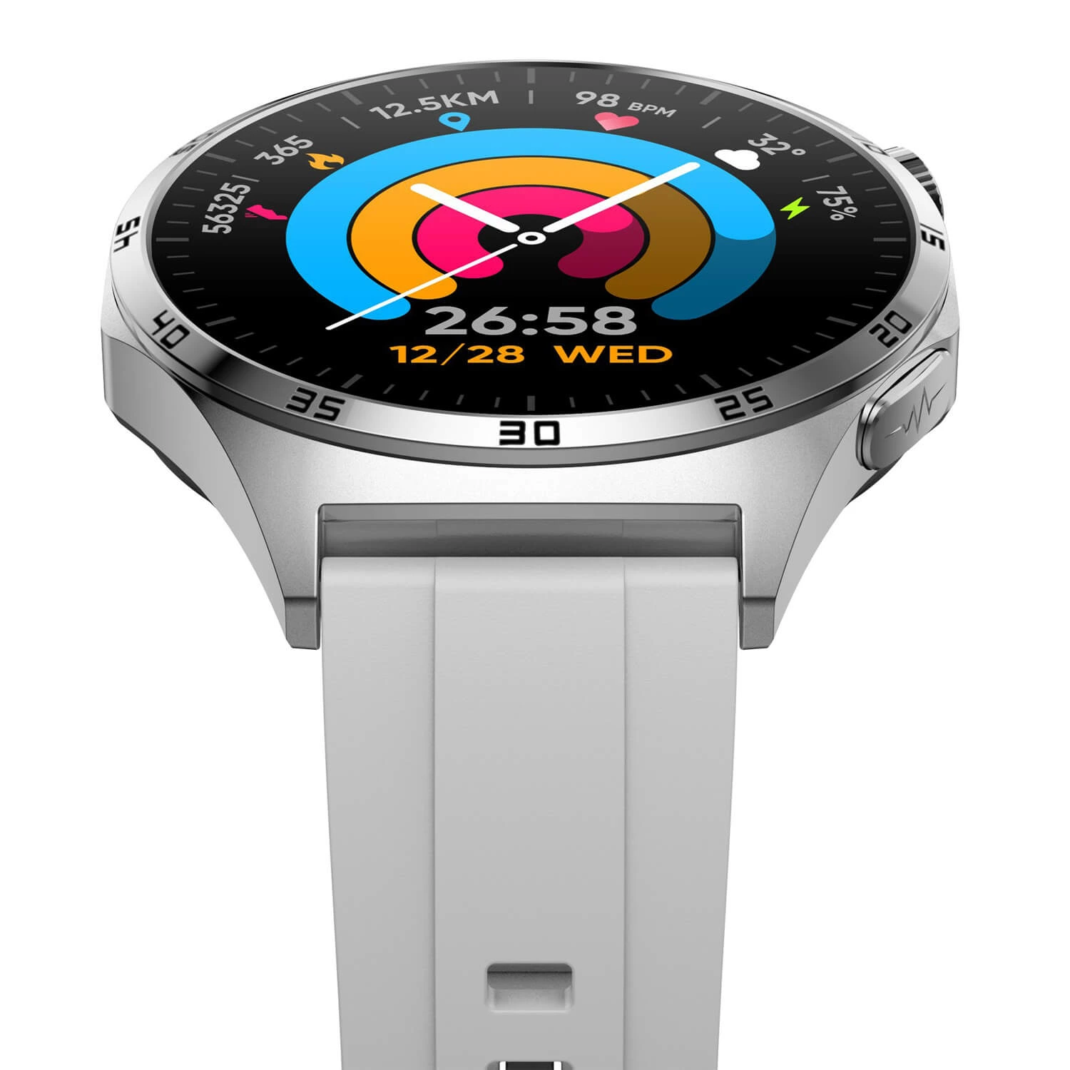 Smartwatch Microwear MT300 - Grey Silicone