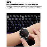 Smartwatch Microwear MT300 - Black Silicone