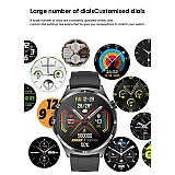 Smartwatch Microwear MT300 - Black Silicone