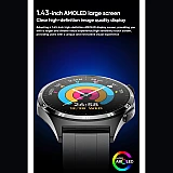 Smartwatch Microwear MT300 - Black Silicone