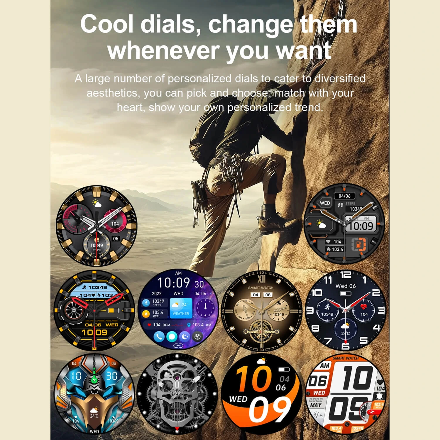 Smartwatch Microwear K65- Orange Silicone