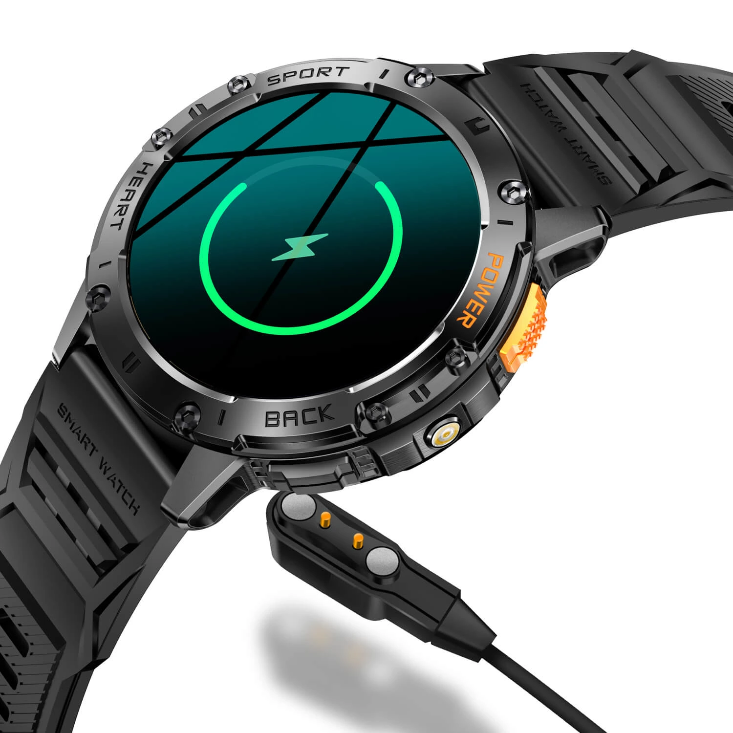Smartwatch Microwear K65- Orange Silicone