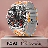 Smartwatch Microwear KC93 - Orange Camo Silicone
