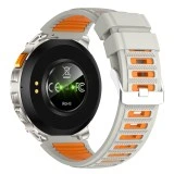 Smartwatch Microwear HT33- Grey & Orange Silicone