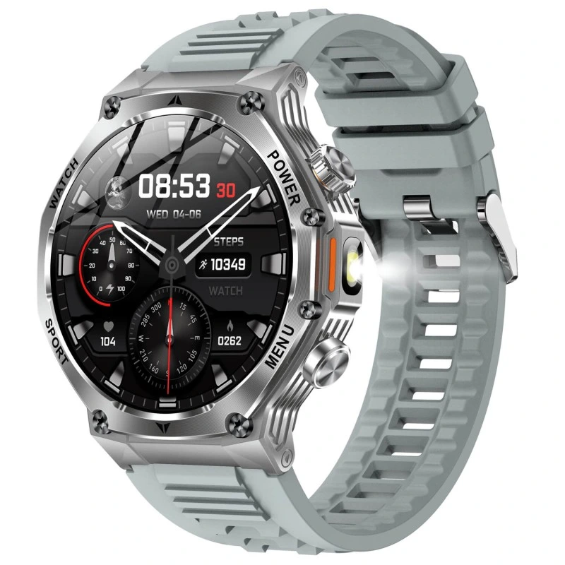 Smartwatch Microwear AK82 - Grey Silicone