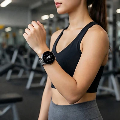 Smartwatch Microwear I220 - Silver Steel