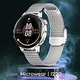 Smartwatch Microwear I220 - Silver Steel