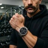 Smartwatch Microwear V99 - Silver Steel