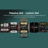 Smartwatch Microwear MK66- Black Silicone