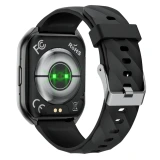Smartwatch Microwear MT66 - Black Silicone