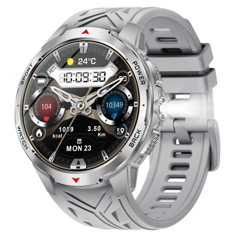 Smartwatch Microwear KT88 - Grey Silicone