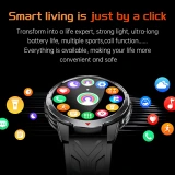 Smartwatch Microwear KT88 - Grey Silicone