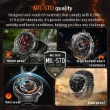 Smartwatch Microwear AK95 - Grey Silicone