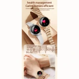 Smartwatch Microwear AK73 - Gold Diamond Steel
