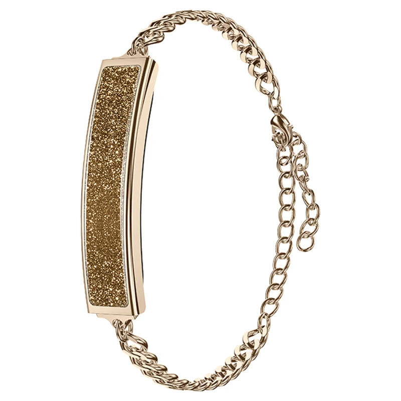 Microwear B6 Fitness Tracker - Gold Steel