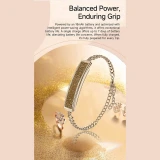 Microwear B6 Fitness Tracker - Gold Steel