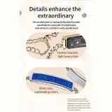 Microwear B6 Fitness Tracker - Gold Steel