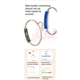 Microwear B6 Fitness Tracker - Gold Steel