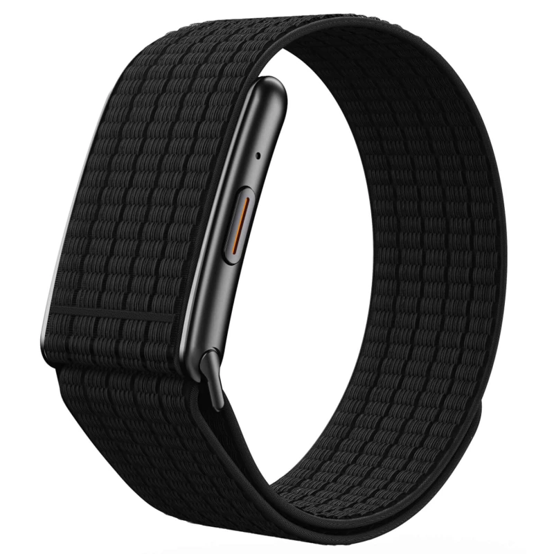 Microwear LC115 Fitness Tracker - Black Silicone