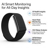 Microwear LC115 Fitness Tracker - Black Silicone