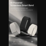 Microwear LC115 Fitness Tracker - Black Silicone