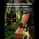 Smartwatch Microwear MT68 - Black Orange Silicone