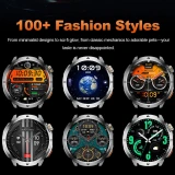 Smartwatch Microwear MT68 - Black Orange Silicone