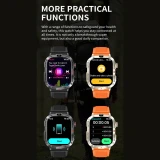 Smartwatch Microwear BW18 2G Sim Card  Camera - Orange Silicone