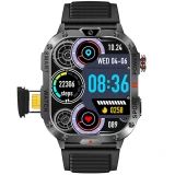 Smartwatch Microwear BW18 2G  Sim Card Camera   - Black Silicone