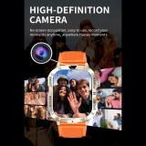 Smartwatch Microwear BW18 2G Sim Card  Camera - Orange Silicone