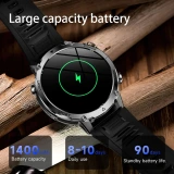 Smartwatch Microwear AK106 - Black Steel