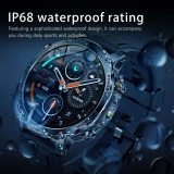 Smartwatch Microwear AK106 - Black Steel