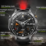 Smartwatch Microwear AK106 - Black Steel