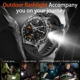 Smartwatch Microwear AK106 - Black Steel