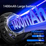 Smartwatch Microwear AK106 - Black Steel
