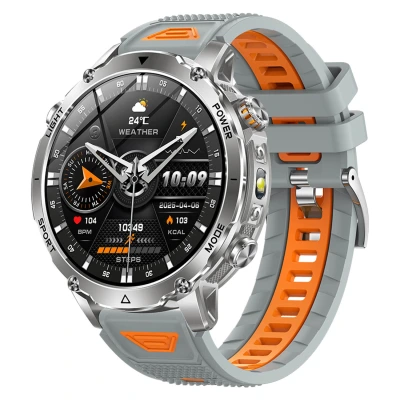 Smartwatch Microwear AK106 - Grey Orange Silicone